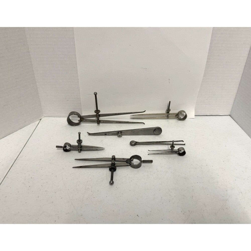 Machinist Divider Lot USA Starrett Brown & Sharpe Lufkin Union Tool Die Maker